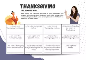 Vorschau - Arbeitsblätter - Thanksgiving Bundle / Sparpaket – 13 Engaging Activities (Games, Speaking, Writing, Reading, Reflection) - Seite 2