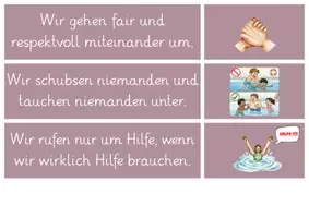 Vorschau - Poster - Schwimmregeln Schwimmunterricht - Seite 3
