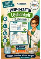 Vorschau - Spiele - Swap-it-Kartenspiel: "Löslichkeit" – bewegtes Klassenspiel für Nawi 5/6 | Farbe & S/W | Duplex- und manueller Druck - Deckblatt