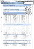 Vorschau - Arbeitsblätter - Lösungsmenge und Probe − Doppelseitiges Arbeitsblatt - Seite 1