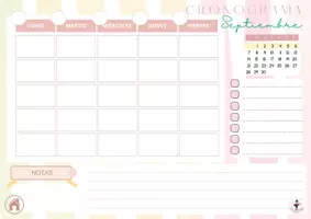 Vista previa - Para docentes: organización, planificación y formación - Planning semanal 2026-2027 | Organizador docente - página 2