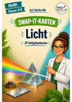 Vorschau - Spiele - Swap-it-Kartenspiel: "Licht" – bewegtes Klassenspiel für Nawi 5/6 | Farbe & S/W | Duplex- und manueller Druck - Deckblatt