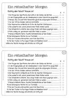 Vorschau - Arbeitsblätter - Lesen & Rätseln: Wer hat den Pokal? (Freebie) - Seite 3