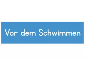 Vorschau - Poster - Schwimmregeln: Vor und Nach dem Schwimmunterricht - Seite 1