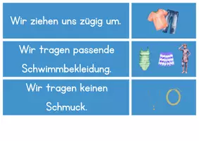Vorschau - Poster - Schwimmregeln: Vor und Nach dem Schwimmunterricht - Seite 2