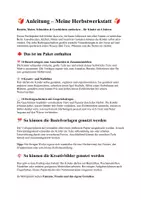 Vorschau - Mal- und Bastelvorlagen - Meine Herbstwerkstatt – 10 Bastelvorlagen, 5 Kreativbilder und 10 Herbstgeschichten | ab 4 Jahren - Seite 1