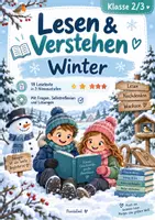 Vorschau - Arbeitsblätter - Lesen & Verstehen – Winter Klasse 2/3 - Deckblatt