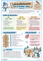 Vorschau - Arbeitsblätter - Lesen & Verstehen – Winter Klasse 2/3 - Seite 1