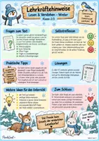 Vorschau - Arbeitsblätter - Lesen & Verstehen – Winter Klasse 2/3 - Seite 2