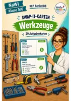 Vorschau - Spiele - Swap-it-Kartenspiel: "Werkzeuge" – bewegtes Klassenspiel für Nawi 5/6 | Farbe & S/W | Duplex- und manueller Druck - Deckblatt