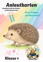 Vorschau - Bildkarten - Anlautkarten Ii I Anlautbilder Ii | Bildkarten Anlaute | Anfangsunterricht Deutsch Klasse 1 I Sichere Basis - Deckblatt