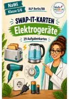 Vorschau - Spiele - NaWi Materialpaket „Technik“ – 4 Swap-it-Kartenspiele für Klasse 5/6 | Farbe & S/W - Seite 1