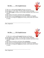 Vorschau - Arbeitsblätter - Rules English Lessons (Regeln für Fremdsprachenunterricht) - Seite 2
