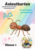 Vorschau - Bildkarten - Anlautkarten Aa I Anlautbilder Aa | Bildkarten Anlaute | Anfangsunterricht Deutsch Klasse 1 I Sichere Basis - Deckblatt