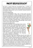 Vorschau - Arbeitsblätter - Macht Geld glücklich? (Stundenkonzept) - Seite 3