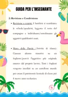 anteprima - Materiale di supporto/inclusione - LA MIA ESTATE IN AGGETTIVI - kit di accoglienza e lessico - Pagina 3