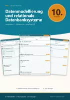 Vorschau - Arbeitsblätter - Datenbanken Informatik 10 Gymnasium - Deckblatt