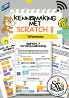 Voorbeeld - Kennismaking met Scratch II - Informatica (programmeren) - Voorblad