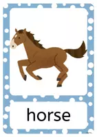 Vorschau - Bildkarten - Materialpaket- Tiere Flashcards für den Englischunterricht - Seite 1