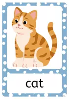 Vorschau - Bildkarten - Materialpaket- Tiere Flashcards für den Englischunterricht - Seite 3