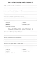 Aperçu - Feuilles d'exercices - Latin Forum_9H_Phrases à traduire_Vocabulaire Chapitres 1-4 - Page 1