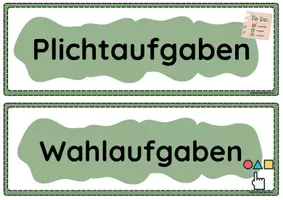 Vorschau - Poster - Wortkarten - Wochenplan und für die Ausleihstation - Seite 3