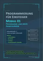 Vorschau - Unterrichtsreihen - Programmieren lernen: Erste Anweisungen | Modul 01 - Seite 1