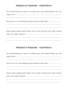 Aperçu - Feuilles d'exercices - Latin Forum_9H_Phrases à traduire_vocabulaire chapitres 1-6 - Page 1
