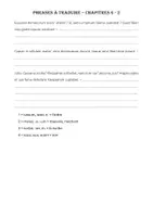 Aperçu - Feuilles d'exercices - Latin Forum_9H_Phrases à traduire_vocabulaire chapitres 1-6 - Page 2
