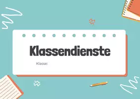 Vorschau - Poster - Aufgabenverteilung - Deckblatt