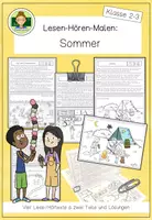 Vorschau - Arbeitsblätter - Materialpaket: Partnerlesen (lesen- hören- malen) (Klasse 3) - Seite 1