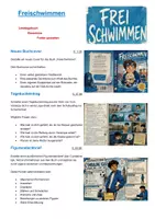 Vorschau - Unterrichtsreihen - Freischwimmen | Lesetagebuch | Unterrichtsmaterial | Kreativwerkstatt | Deutsch Klasse 6-9 | mit Lösungen - Seite 3