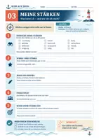 Vorschau - Arbeitsblätter - Meine Stärken Arbeitsbogen - Deckblatt