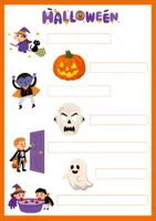 Vorschau - Arbeitsblätter - Halloween - Vocabulary Worksheet - Deckblatt