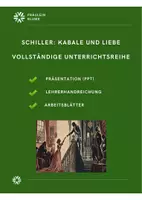 Vorschau - Stundenentwürfe - Schiller: Kabale und Liebe – komplette Unterrichtsreihe (PPT, Arbeitsblätter, Lehrerhandreichung) - Deckblatt