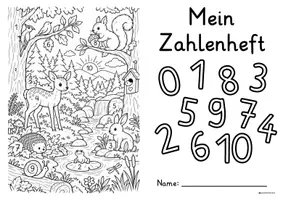 Vorschau - Arbeitsblätter - Zahlenheft - Seite 1