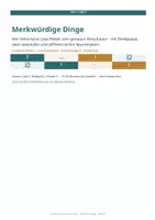 Vorschau - Arbeitsblätter - Merkwuerdige Dinge - Seite 1