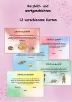 Vorschau - Bildkarten - Reizwort und -bildgeschichten Haustiere, Geschichte schreiben - Deckblatt