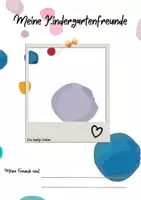 Vorschau - Anderer Materialtyp - Meine Kindergartenfreunde - Portfolioseite - Deckblatt