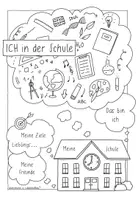 Vorschau - Mal- und Bastelvorlagen - ICH in der Schule - Kostenlose Cover (Sketchnote Portfolio) - Seite 2