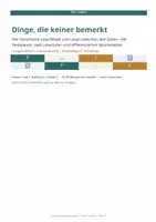 Vorschau - Arbeitsblätter - Dinge, die keiner bemerkt | 4 differenzierte Lesegeschichten Klasse 2/3 - Deckblatt