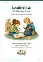 Vorschau - Arbeitsblätter - Lesedetektive - 10-Minuten-Lesen - Deckblatt