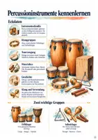 Vorschau - Arbeitsblätter - Percussioninstrumente – Instrumentenkunde mit Hörbeispielen und Rätseln - Seite 1