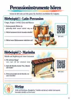 Vorschau - Arbeitsblätter - Percussioninstrumente – Instrumentenkunde mit Hörbeispielen und Rätseln - Seite 3