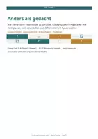 Vorschau - Arbeitsblätter - Anders als gedacht | 4 Lesegeschichten – Lesestrategien & Verständnis Klasse 2/3 - Deckblatt