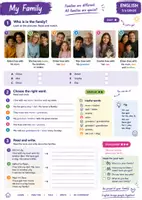 Vorschau - Arbeitsblätter - Let's Talk! Speaking Cards: my family - Seite 1