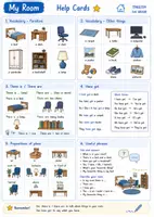 Vorschau - Arbeitsblätter - Let's Talk! Speaking Cards: my room - Seite 3