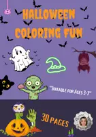 Vorschau - Mal- und Bastelvorlagen - Halloween Ausmalbilder | 30 Malvorlagen - Deckblatt