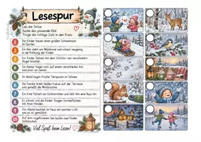 Vorschau - Arbeitsblätter - Lesespur Winter, 3-fach differenziert, Kieler Leseaufbau - Seite 2