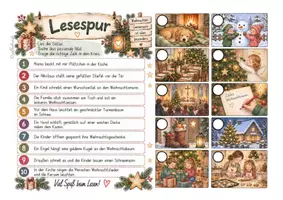 Vorschau - Arbeitsblätter - Lesespur Weihnachten, 3-fach differenziert, Kieler Leseaufbau - Seite 2